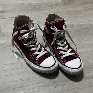 Maroon Converse